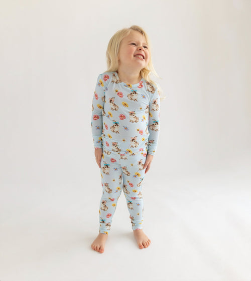 Posh Peanut Long Sleeve Basic Pajama, Tinsley Jane - Flying Ryno