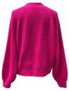 Queen of Sparkles Kids Hot Pink Gingerbread Button-up Sweater - Flying Ryno