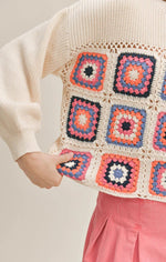 Sadie & Sage Tween Celebration Crochet Sweater - Flying Ryno