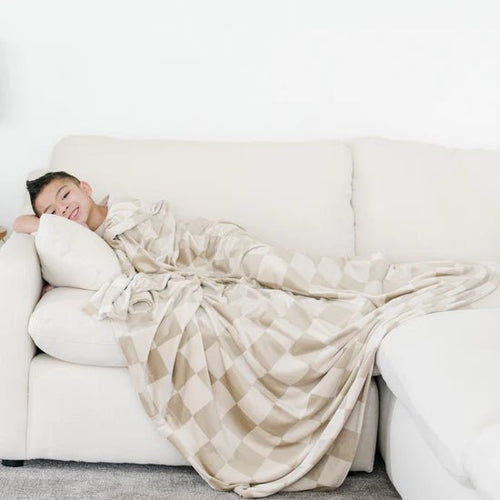 Saranoni Minky Stretch XL Throw Blanket - Flying Ryno