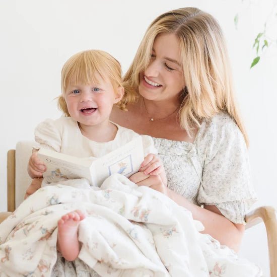 Saranoni Peter Rabbit Bamboo Rayon Muslin/Lush Blanket - Flying Ryno