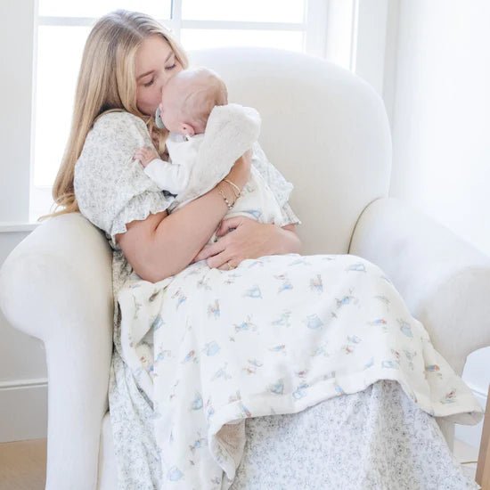 Saranoni Peter Rabbit Bamboo Rayon Muslin/Lush Blanket - Flying Ryno