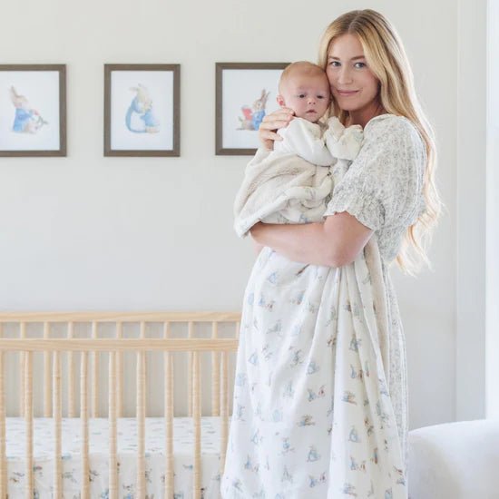 Saranoni Peter Rabbit Bamboo Rayon Muslin/Lush Blanket - Flying Ryno