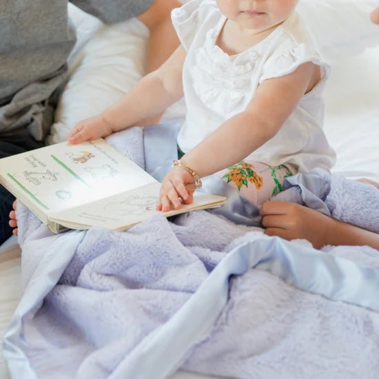 Saranoni Satin Border Receiving Blanket - Flying Ryno