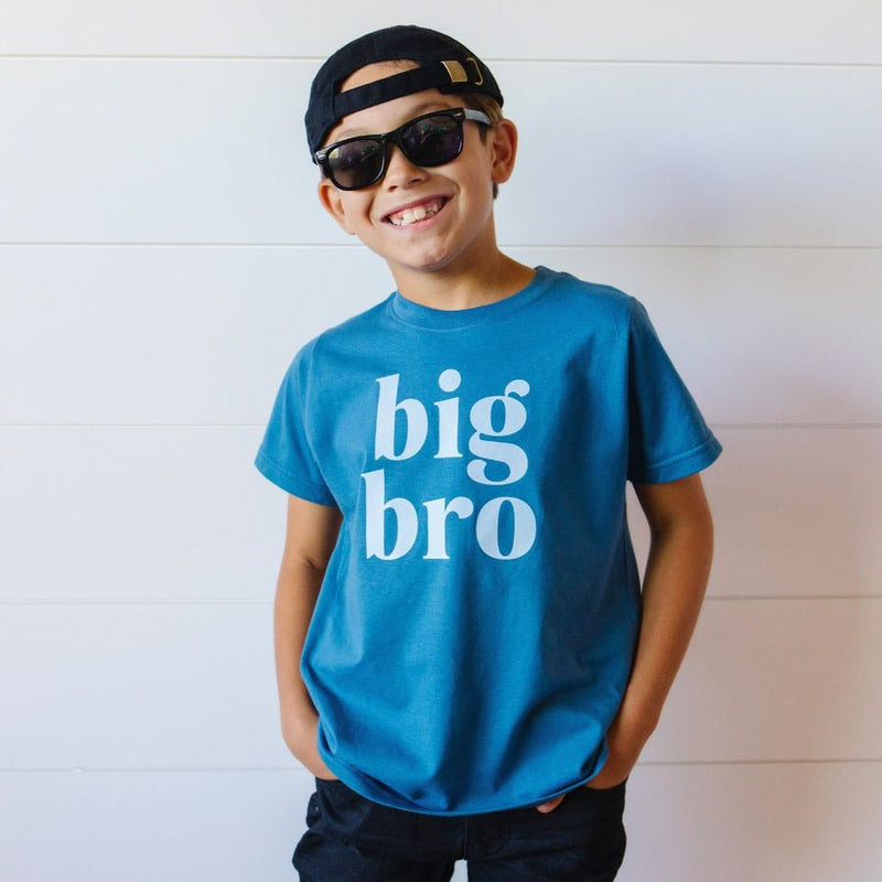 Sweet Wink Big Bro Short Sleeve T-shirt, Indigo - Flying Ryno
