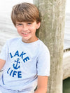 Sweet Wink Lake Life Short Sleeve Shirt - Kids Summer Tee - Nautical - Flying Ryno