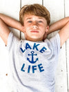 Sweet Wink Lake Life Short Sleeve Shirt - Kids Summer Tee - Nautical - Flying Ryno