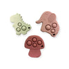 Three Hearts All Silicone Pop-It Teether Set of 3 - Flying Ryno