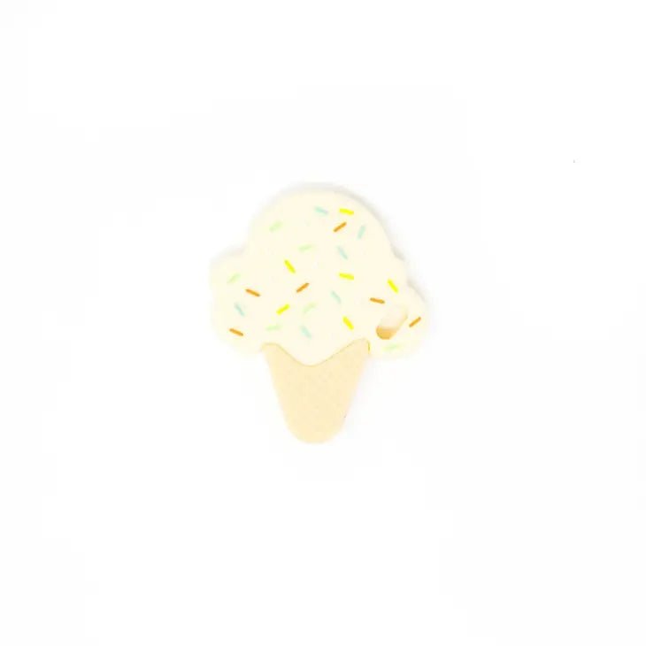 Three Hearts Ice Cream Silicone Teether - Flying Ryno