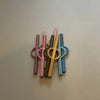 Three Hearts Teething Tube Teether Set of 2 - Flying Ryno