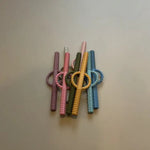 Three Hearts Teething Tube Teether Set of 2 - Flying Ryno
