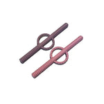 Three Hearts Teething Tube Teether Set of 2 - Flying Ryno