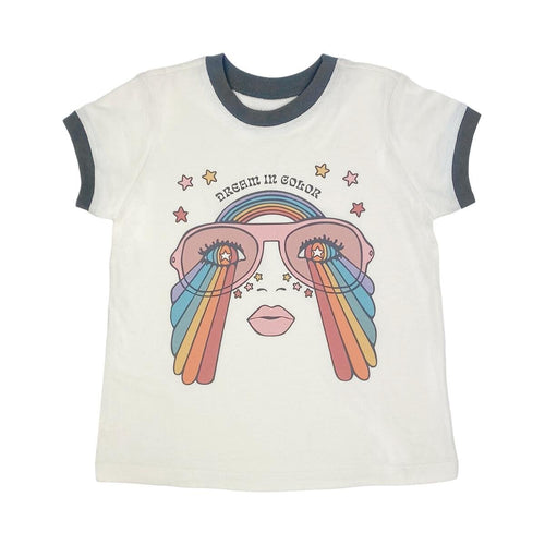 Tiny Whales Dream In Color Ringer Tee - Flying Ryno