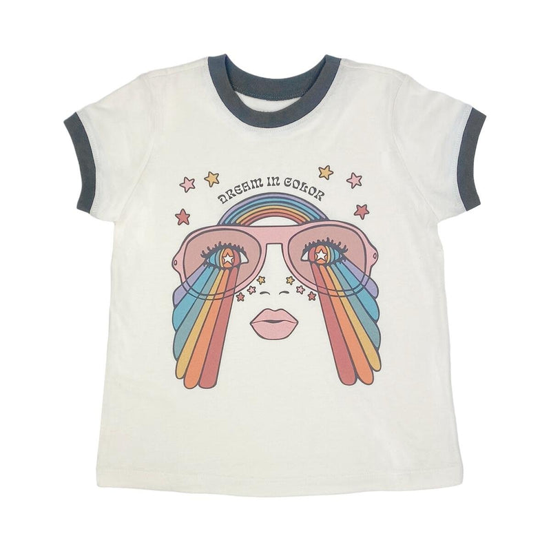 Tiny Whales Dream In Color Ringer Tee - Flying Ryno