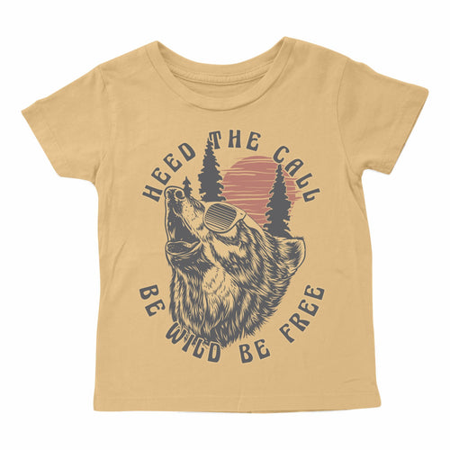Tiny Whales Heed The Call Tee Shirt- Vintage Gold - Flying Ryno