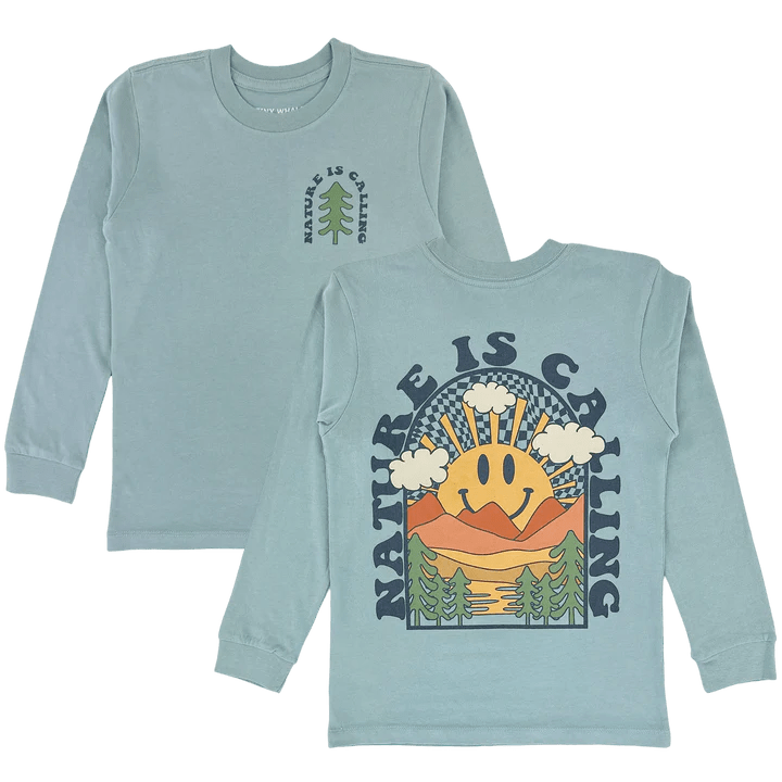 Tiny Whales Nature Is Calling Long Sleeve Tee - Flying Ryno