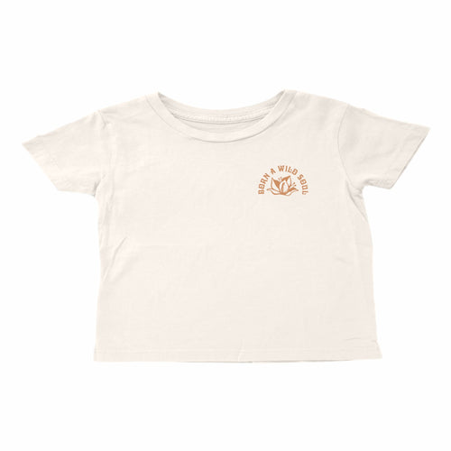 Tiny Whales Wild Soul Girl Boxy Tee- Natural - Flying Ryno