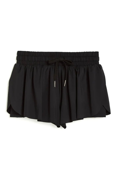 Tractr Girls Butterfly Shorts- Black - Flying Ryno
